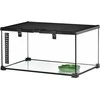 Pawhut Terariumas ropliams, varliagyviams ir voragyviams su termometru 50 x 30 x 25 cm