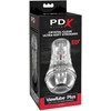 Pipedream PDX ELITE VIEW SKAIDRUS VAMZDELIS PATOGIOS RANKENOS STROKERIS