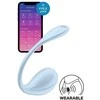 SATISFYER Glotnus Petalas su programėle Šviesiai Mėlyna