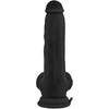 SHAFT Vibruojantis modelis C 8,5 colio Juodas