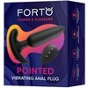 Dreamtoys Smailus vibracinis kištukas juodas Forto