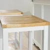 SoBuy, 2 x baro kėdės, Baro kėdė su kojų atrama, Išbandyta iki 120 kg, FST29-WNx2