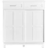 Sobuy Batų spintelė Virtuvės spintelė Sideboard šoninė spintelė FSB84-W