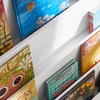 SoBuy vaikiška knygų lentyna KMB32-W