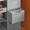 SoBuy virtuvės vežimėlis, serviravimo staliukas, spintelė daiktams laikyti, virtuvės sala su ratukais FKW79-HG