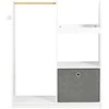 Sobuy Vaikų drabužių stovas Vaikų drabužių stovas su saugykla Vaikų drabužių stovas su lentynomis KMB40-W