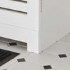 Sobuy Vanity Unit Vonios kambario baldai su 2 durimis BZR40-W