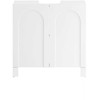 Sobuy Vanity Unit Vonios kambario baldai su 2 durimis BZR164-W