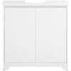 Sobuy Vanity Unit Vonios spintelė Vanity Unit BZR108-II-W