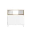 Sobuy Vanity Unit Vonios spintelė Vanity Unit po kriaukle BZR148-W