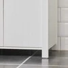 Sobuy Vanity vienetas vonios kambario spintelė šurmulio vienetas BZR101-W