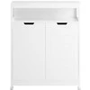 Sobuy Vonios spintelė Sideboard Vonios baldų saugojimo spinta BZR121-W