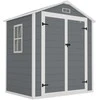 Sodo įrankių stoginė 2,12 m², Sodo sandėliukas - Pilkas 183 x 134 x 210 cm