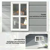 Sodo įrankių stoginė 2,12 m², Sodo sandėliukas - Pilkas 183 x 134 x 210 cm