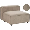 Sofa Beliani 1-vietis modulis ARDAL šviesiai rudas velvetas