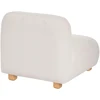 Sofa Beliani 1 vietos modulis AMLI, kreminės baltos spalvos Boucle audinys