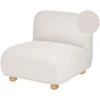 Sofa Beliani 1 vietos modulis AMLI, kreminės baltos spalvos Boucle audinys