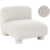 Sofa Beliani 1 vietos modulis MJALBI, kreminė balta, Boucle