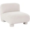 Sofa Beliani 1 vietos modulis MJALBI, kreminė balta, Boucle