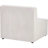 Sofa Beliani 1 vietos sofos modulis LEMVIG smėlio spalvos velvetas