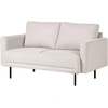 Sofa Beliani 2 vietų poilsio komplektas BREDA šviesiai smėlio spalvos