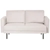 Sofa Beliani 2 vietų poilsio komplektas BREDA šviesiai smėlio spalvos