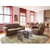 Sofa Beliani 3 vietų poilsio baldų komplektas JULE, rudas