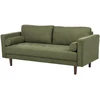 Sofa Beliani 4 vietų poilsio baldų komplektas NURMO tamsiai žalias