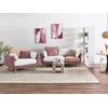 Sofa Beliani 4 vietų svetainės baldų komplektas BOLGA, rožinis