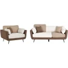 Sofa Beliani 4 vietų svetainės baldų komplektas BOLGA, rudas