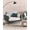 Sofa Beliani 4 vietų svetainės baldų komplektas BOLGA žalias