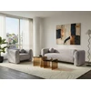 Sofa Beliani 4 vietų svetainės baldų komplektas LEIREN smėlio spalvos