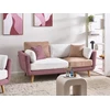 Sofa Beliani 4 vietų svetainės baldų komplektas BOLGA, rožinis