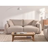Sofa Beliani 5 asmenų svetainės baldų komplektas JUBEK, smėlio spalvos boucle audinys