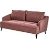 Sofa Beliani 5 vietų minkštų baldų komplektas HOBRO bordo spalvos