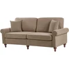 Sofa Beliani 5 vietų poilsio baldų komplektas GINNERUP, rudas