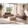 Sofa Beliani 5 vietų poilsio baldų komplektas NACKA, šenilinis audinys, rudas