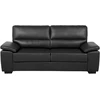 Sofa Beliani 5 vietų poilsio baldų komplektas VOGAR iš dirbtinės odos, juodas