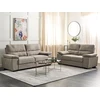 Sofa Beliani 5 vietų poilsio komplektas VOGAR šviesiai rudas