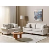 Sofa Beliani 5 vietų poilsio komplektas GINNERUP, šviesiai smėlio spalvos