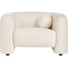 Sofa Beliani 5 vietų poilsio komplektas LEIREN, veliūras, kreminė balta