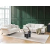 Sofa Beliani 5 vietų svetainės baldų komplektas SKIVE, boucle, baltas
