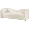 Sofa Beliani 5 vietų svetainės baldų komplektas VELTADA veliūrinis, kreminės spalvos