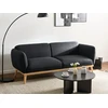 Sofa Beliani 5 vietų svetainės baldų komplektas LJUNG, juodas