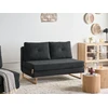 Sofa Beliani 6 asmenų svetainės baldų komplektas JERSLEV juodas