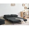 Sofa Beliani 6 asmenų svetainės baldų komplektas JERSLEV juodas