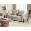 Sofa Beliani 6 vietų poilsio baldų komplektas VINLIDEN smėlio ir rusvos spalvos