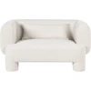 Sofa Beliani 6 vietų poilsio baldų komplektas HOGBO, baltas, su otomane
