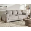 Sofa Beliani 6 vietų poilsio baldų komplektas VINLIDEN smėlio ir rusvos spalvos