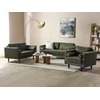 Sofa Beliani 6 vietų poilsio komplektas NURMO tamsiai žalias